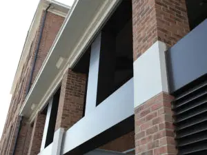 aluminium metal beam casing cladding hilton t5
