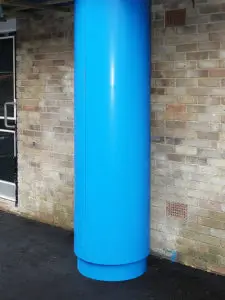 conceal aluminium round column casings